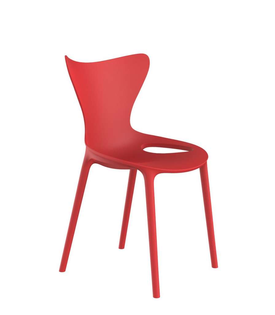 Vondom - Love Kids Stuhl - rot - basic - outdoor