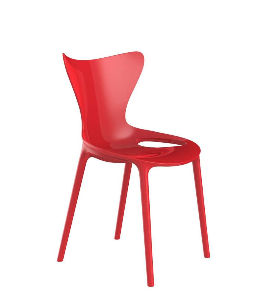 Vondom - Love Kids Stuhl - rot - lackiert - outdoor