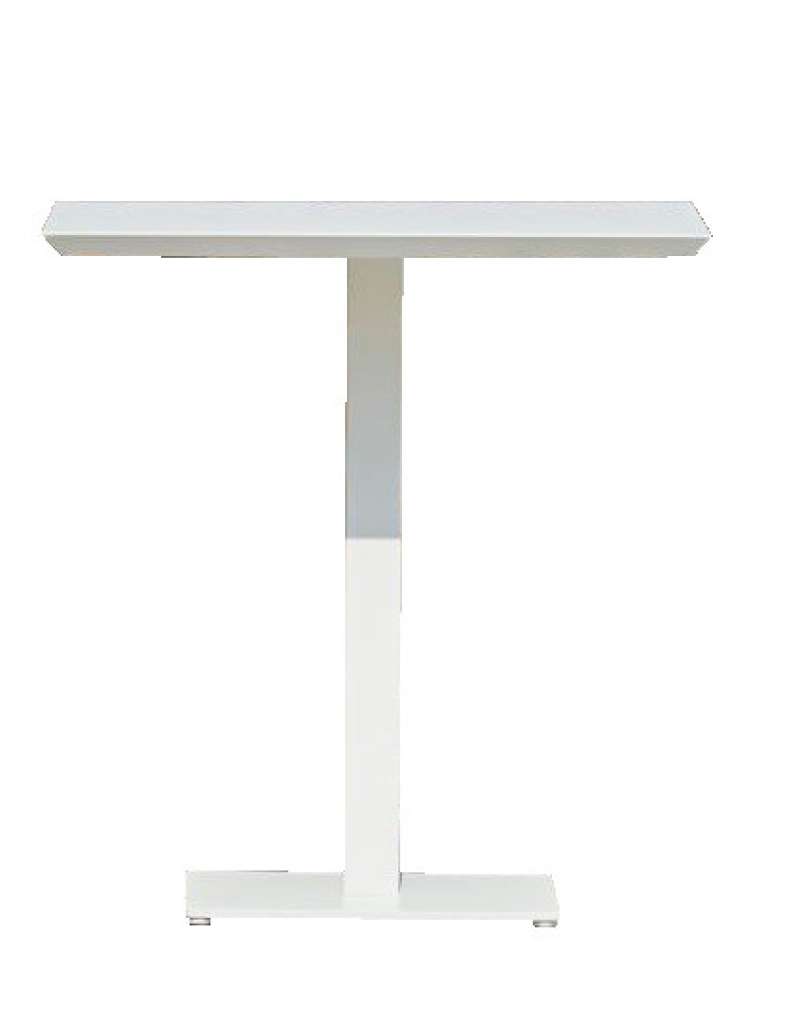 Flix Bistrotisch - 70 x 70 cm - weiß - indoor