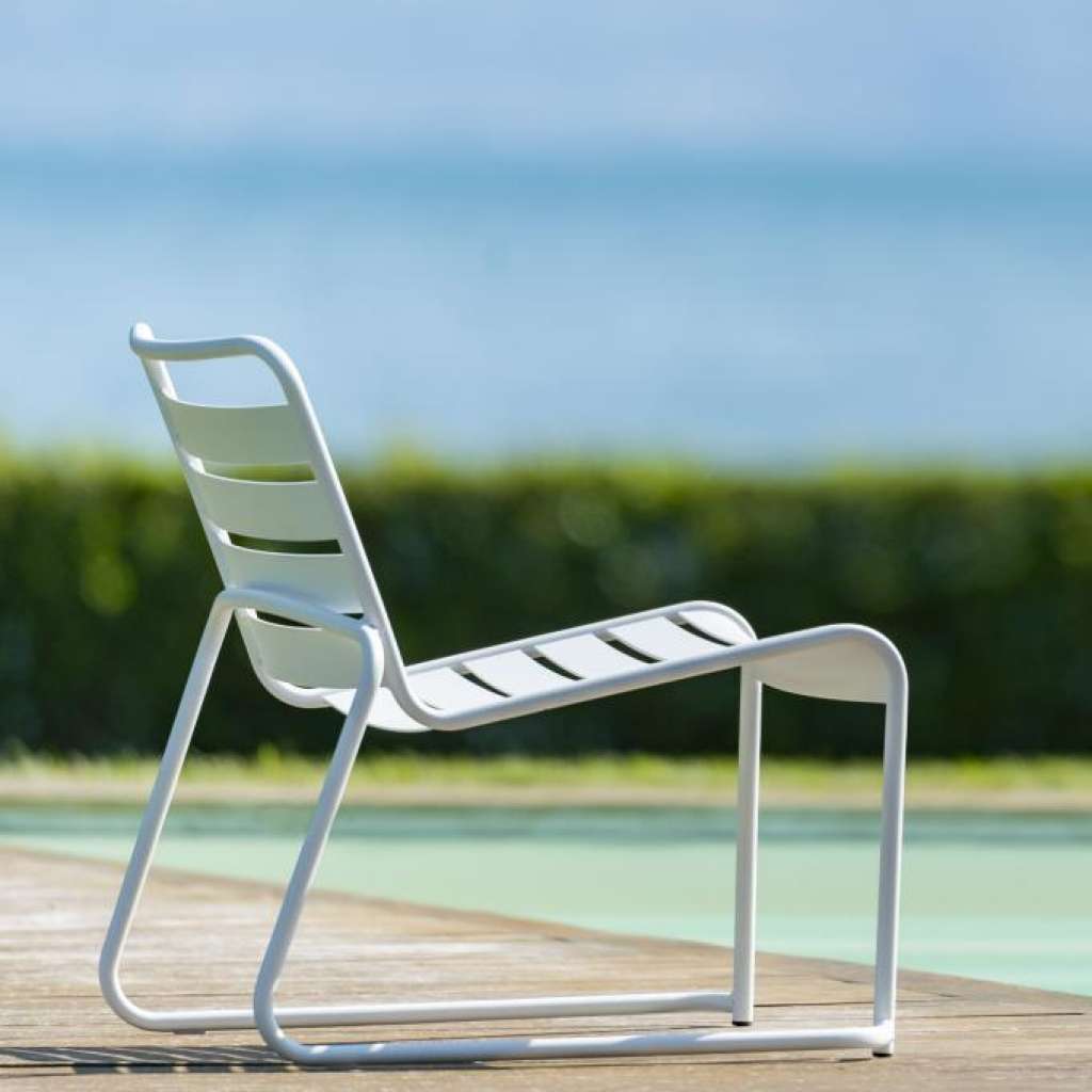 Jan Kurtz - Fiam Lido Metal - Loungesessel - weiß - outdoor