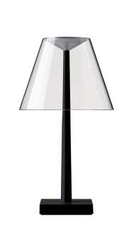Rotaliana - Dina T1 Tischleuchte - black - Schirm transparent - indoor