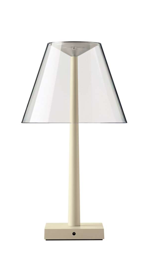 Rotaliana - Dina T1 Tischleuchte - bronze - Schirm transparent - indoor