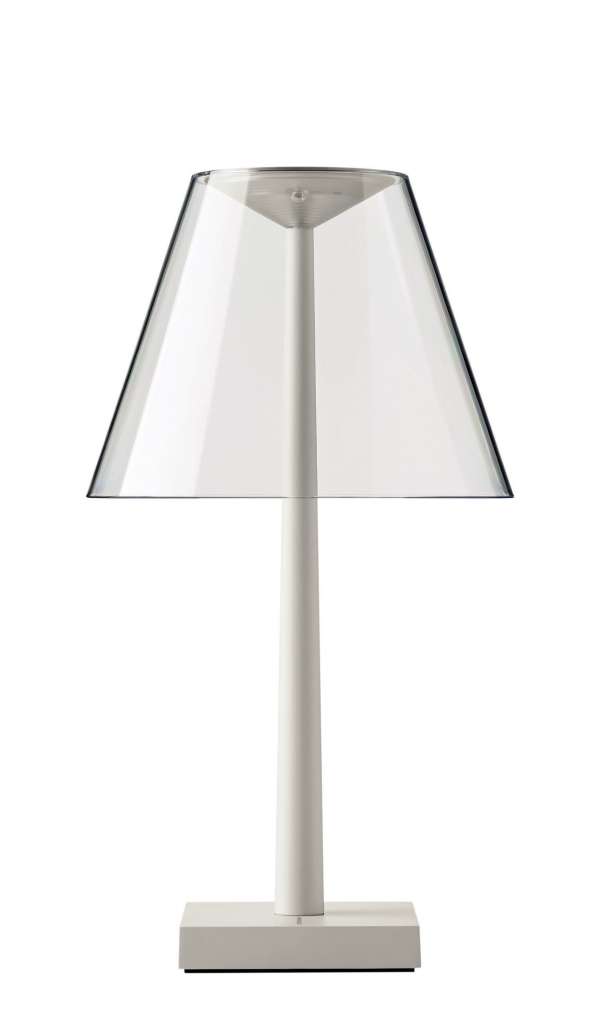 Rotaliana - Dina T1 Tischleuchte - champagne - Schirm transparent - indoor