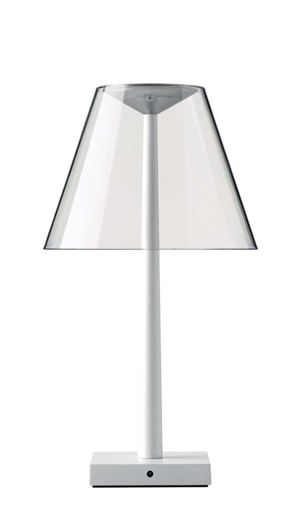 Rotaliana - Dina T1 Tischleuchte - white - Schirm transparent - indoor