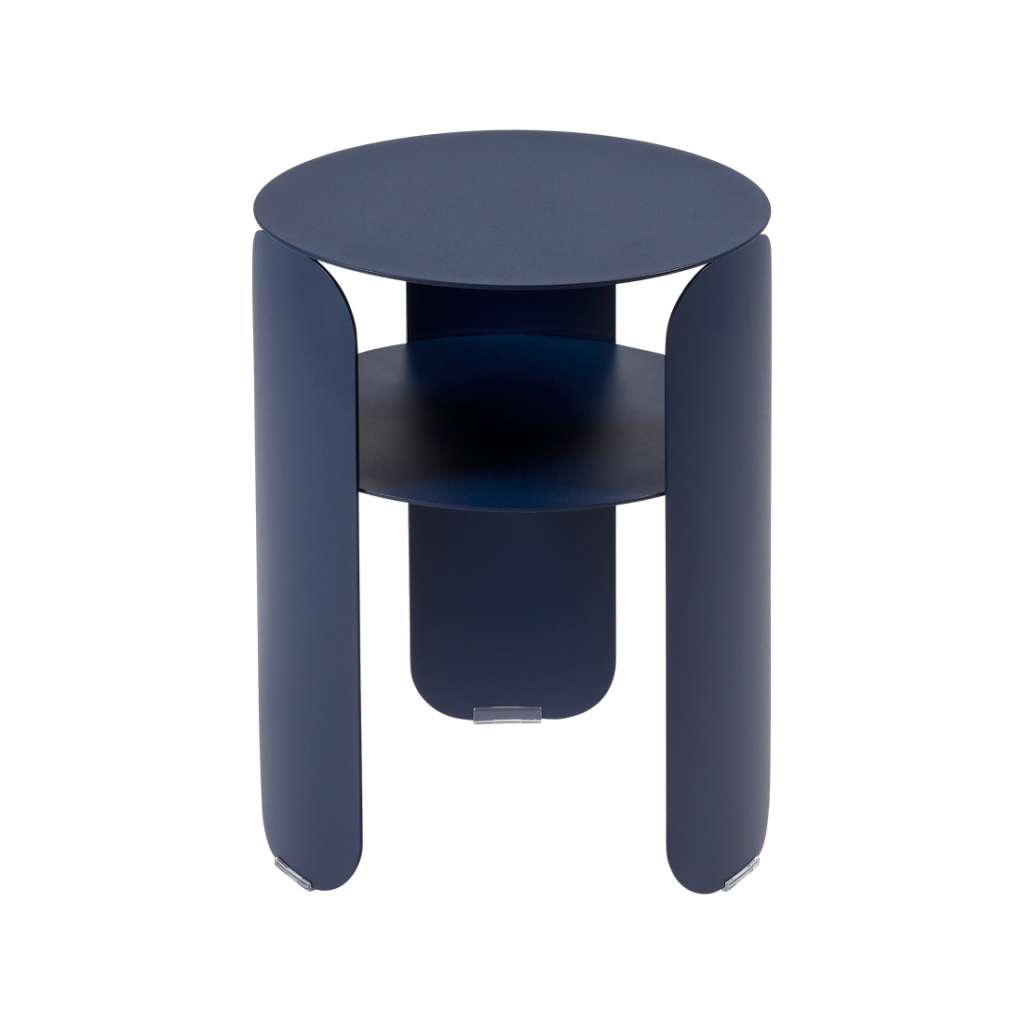 Fermob - Bebop runder Beistelltisch - Abyssblau 92 - Ø 35 cm - indoor