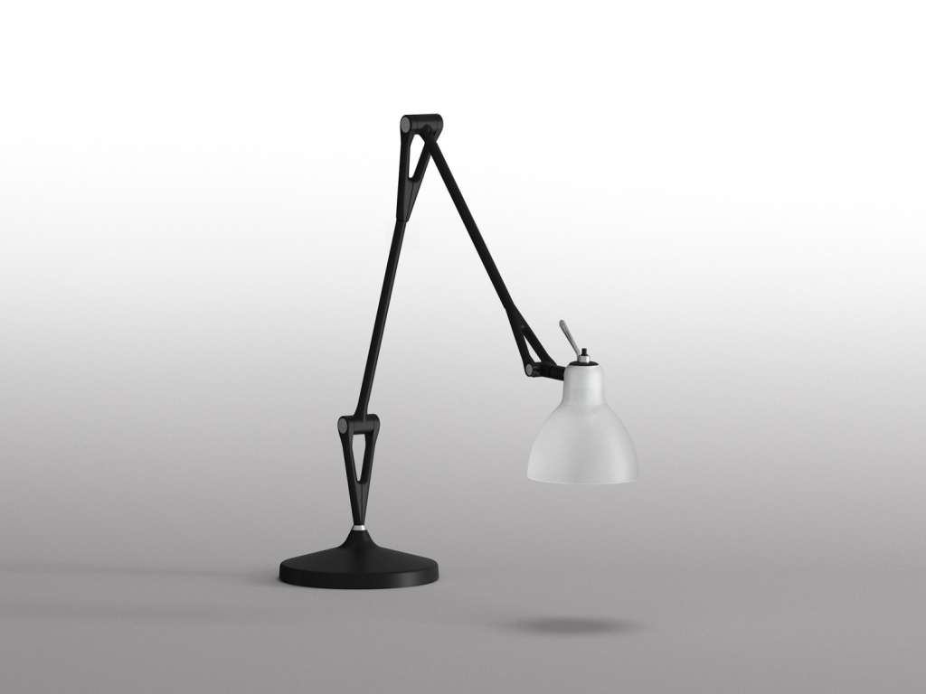 Rotaliana - Luxy T2 Tischleuchte - white matt - Gestell schwarz - indoor