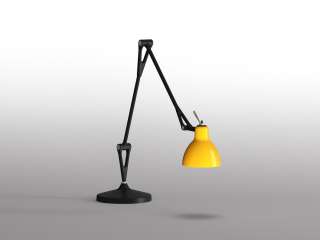 Rotaliana - Luxy T2 Tischleuchte - yellow glossy - Gestell schwarz - indoor