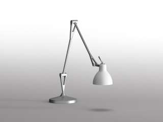 Rotaliana - Luxy T2 Tischleuchte - white glossy - Gestell silber - indoor