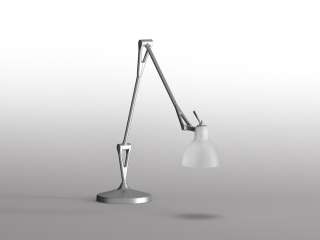 Rotaliana - Luxy T2 Tischleuchte - white matt - Gestell silber - indoor