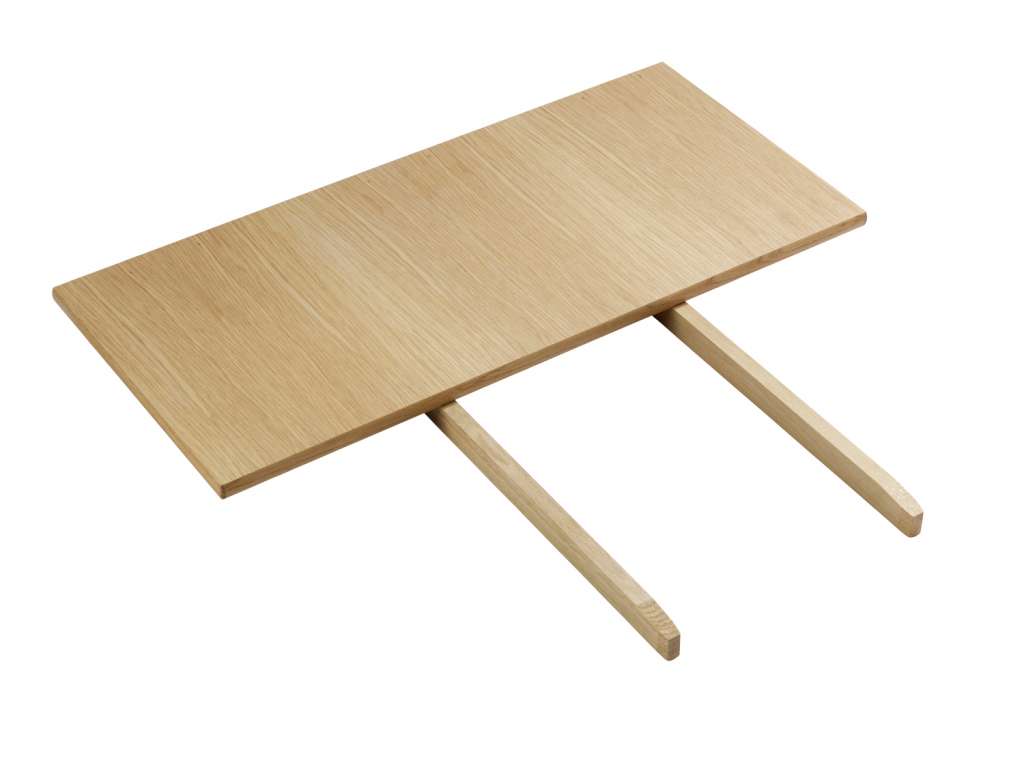 FDB Møbler - C35 Esstisch-Ergänzungsplatte - natur - 82x37x2 - indoor