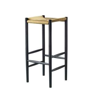 FDB Møbler - J164B Barhocker - schwarz Eiche - indoor