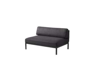 FDB Møbler - L37 - 07-09-13 Modulsofa - Sitz - breit - onyx/schwarz - indoor