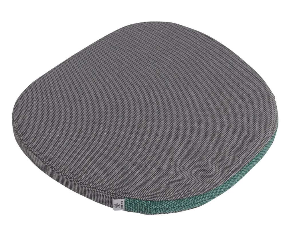 FDB Møbler - R4 - Flid Kissen - grau/grün - 39x37x2,5 - indoor