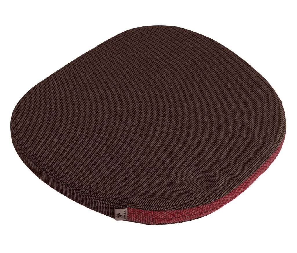 FDB Møbler - R4 - Flid Kissen - braun/burgund - 39x37x2,5 - indoor