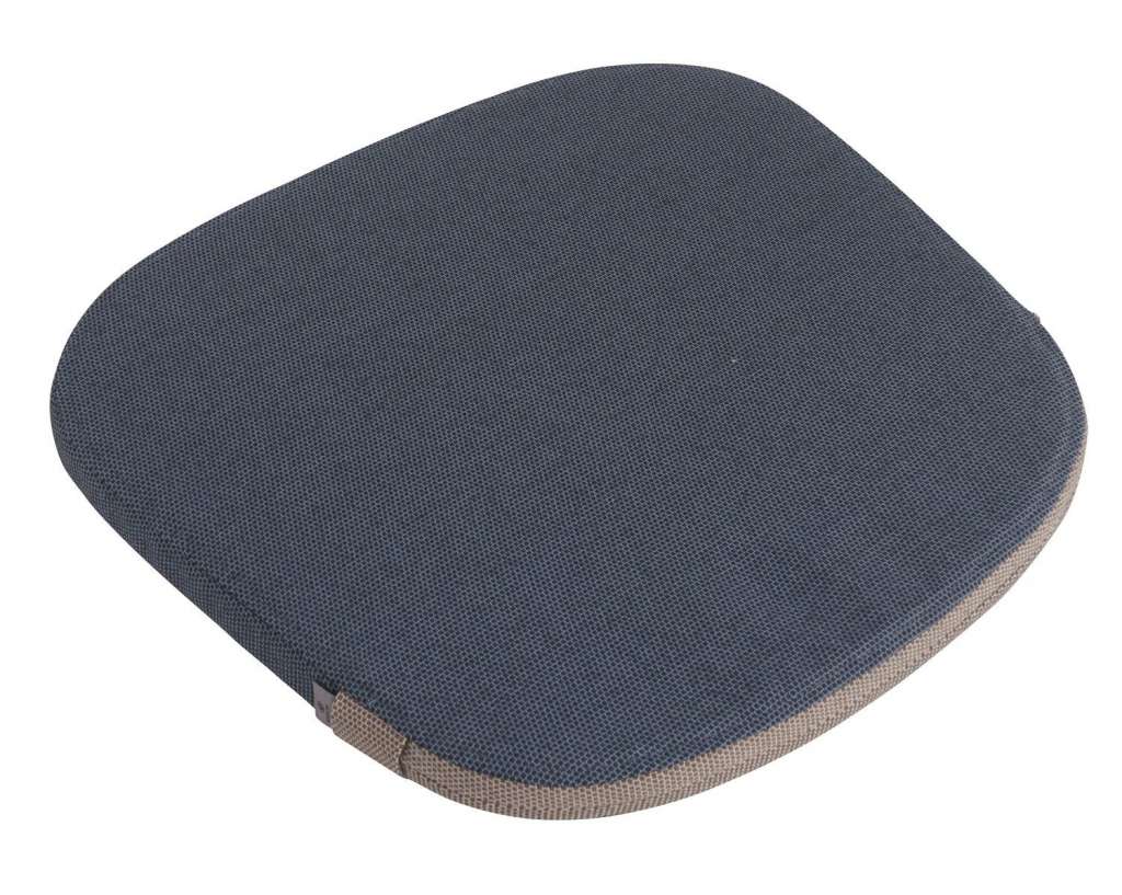 FDB Møbler - R4 - Flid Kissen - graublau/graubraun - 43x40,5x2,5 - indoor