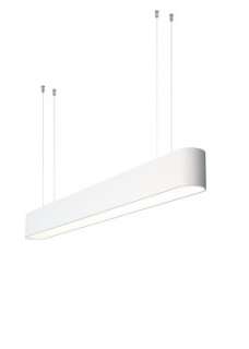 Mawa Design - Oval Office 6 Pendelleuchte - weiß matt RAL 9016 - up/down - indoor