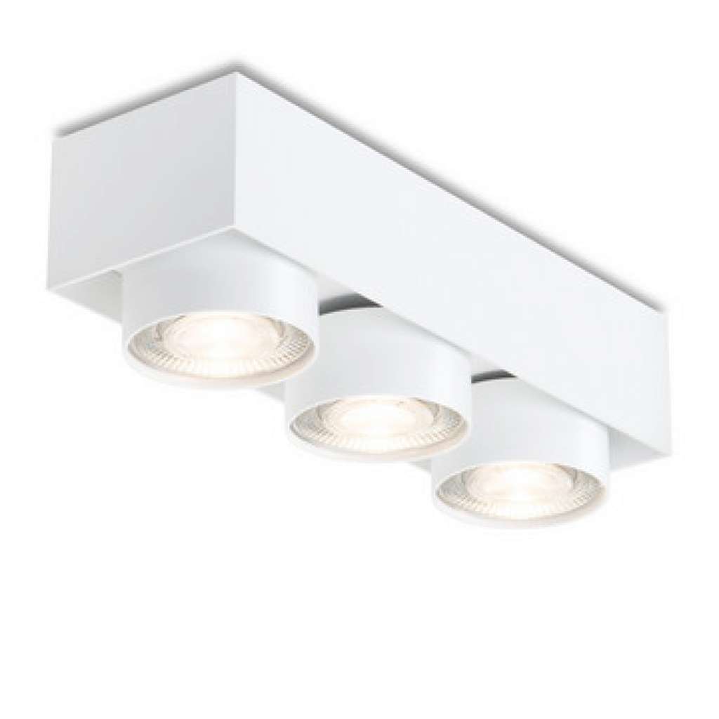 Mawa Design - Wittenberg 4.0 Deckenleuchte halbbündig - weiß matt RAL 9016 - dreiflammig - indoor