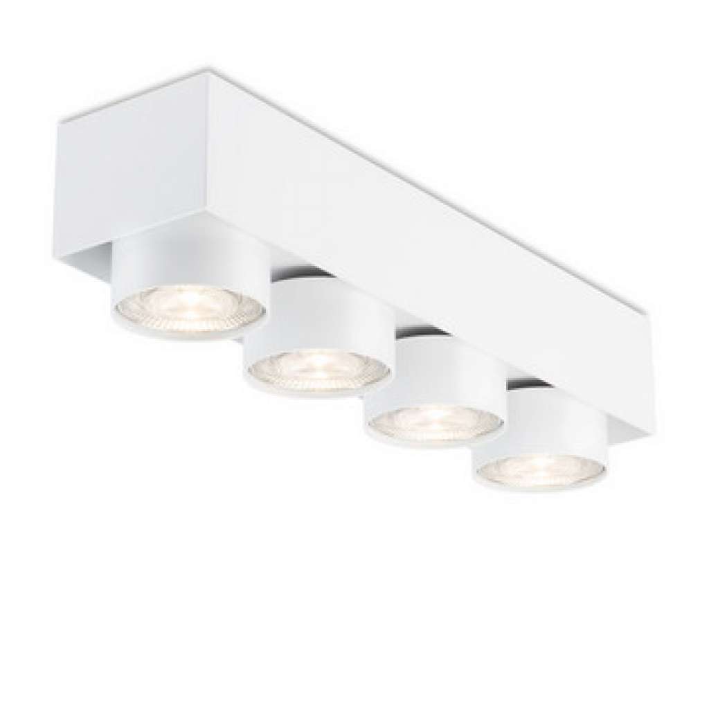 Mawa Design - Wittenberg 4.0 Deckenleuchte halbbündig - weiß matt RAL 9016 - vierflammig - indoor