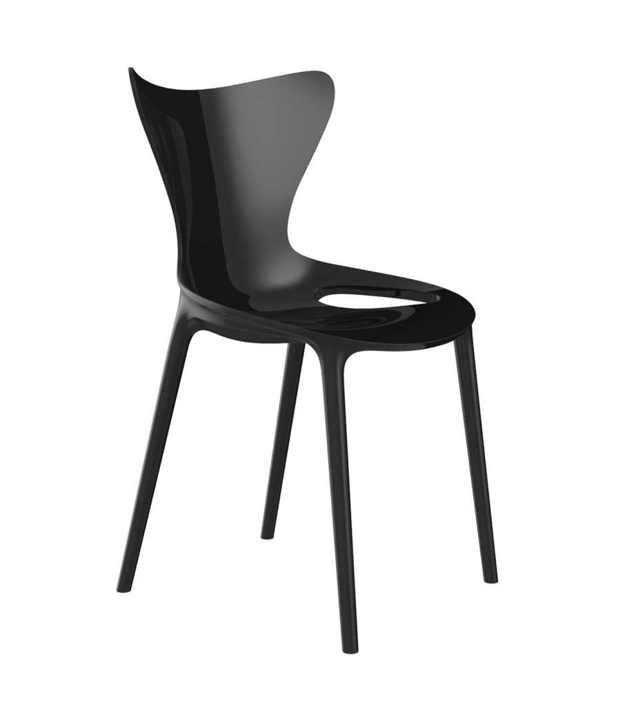 Vondom - Love Stuhl - schwarz - outdoor