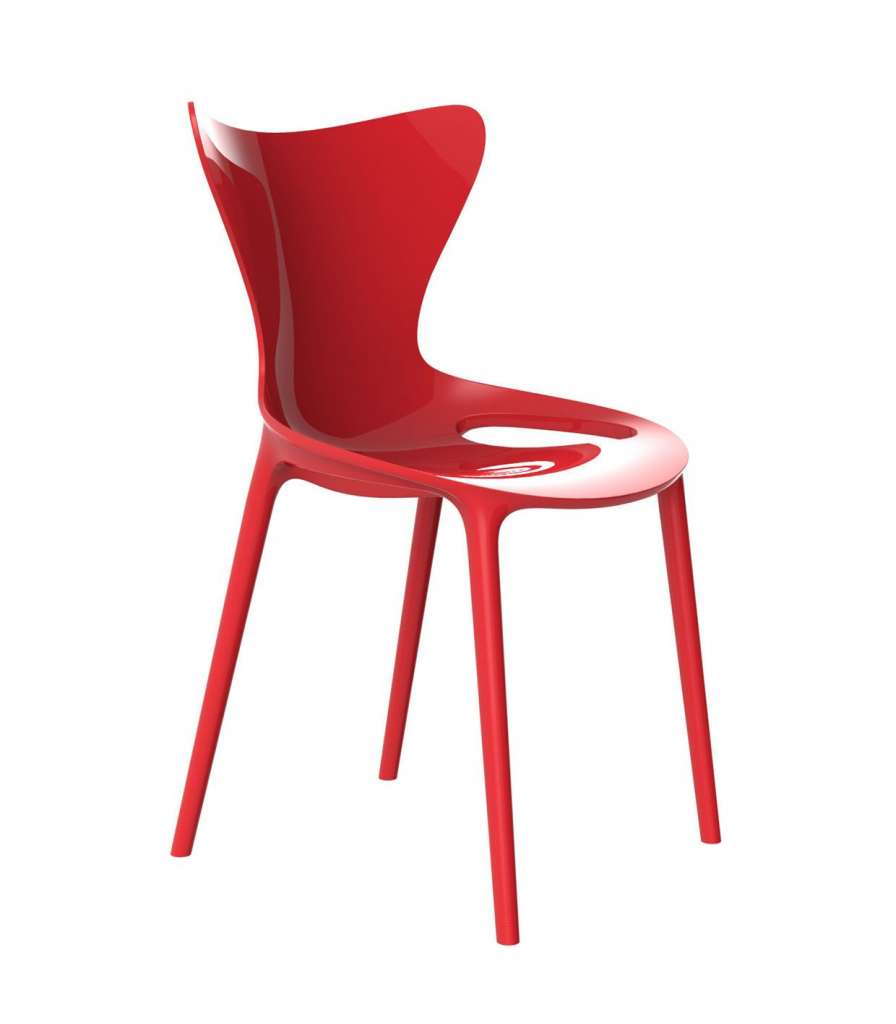 Vondom - Love Stuhl - rot - outdoor