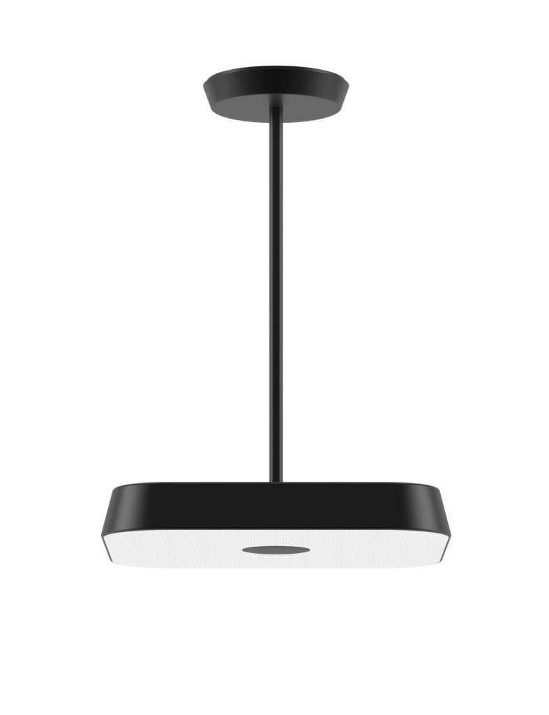 Belux - Koi Q Pendelleuchte - schwarz - 200 cm - indoor
