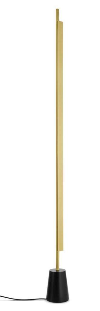 Luceplan - Compendium Stehleuchte - black/brass - indoor