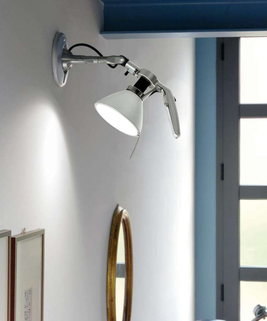 Luceplan - Fortebraccio Wandleuchte - white - indoor
