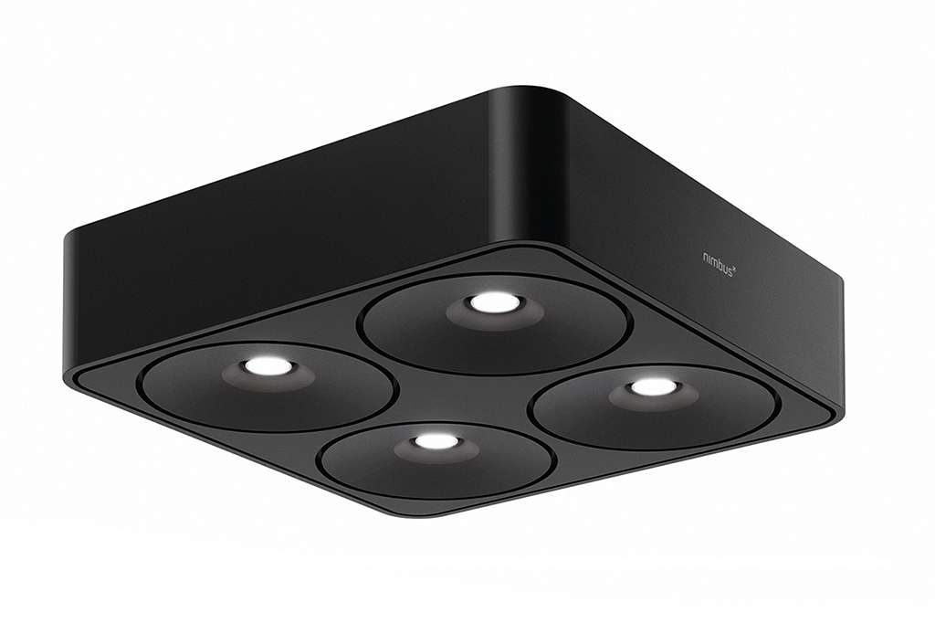 Nimbus - Q FOUR Deckenleuchte - schwarz matt - 80° - indoor
