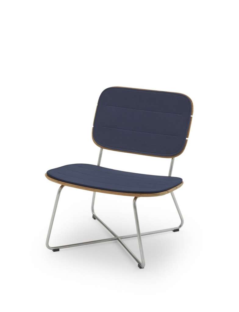 Skagerak - Kissen für Lily Loungestuhl - marine - outdoor