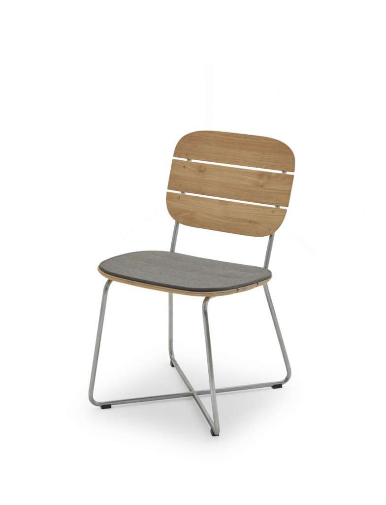 Skagerak - Kissen für Lily Stuhl - charcoal - outdoor