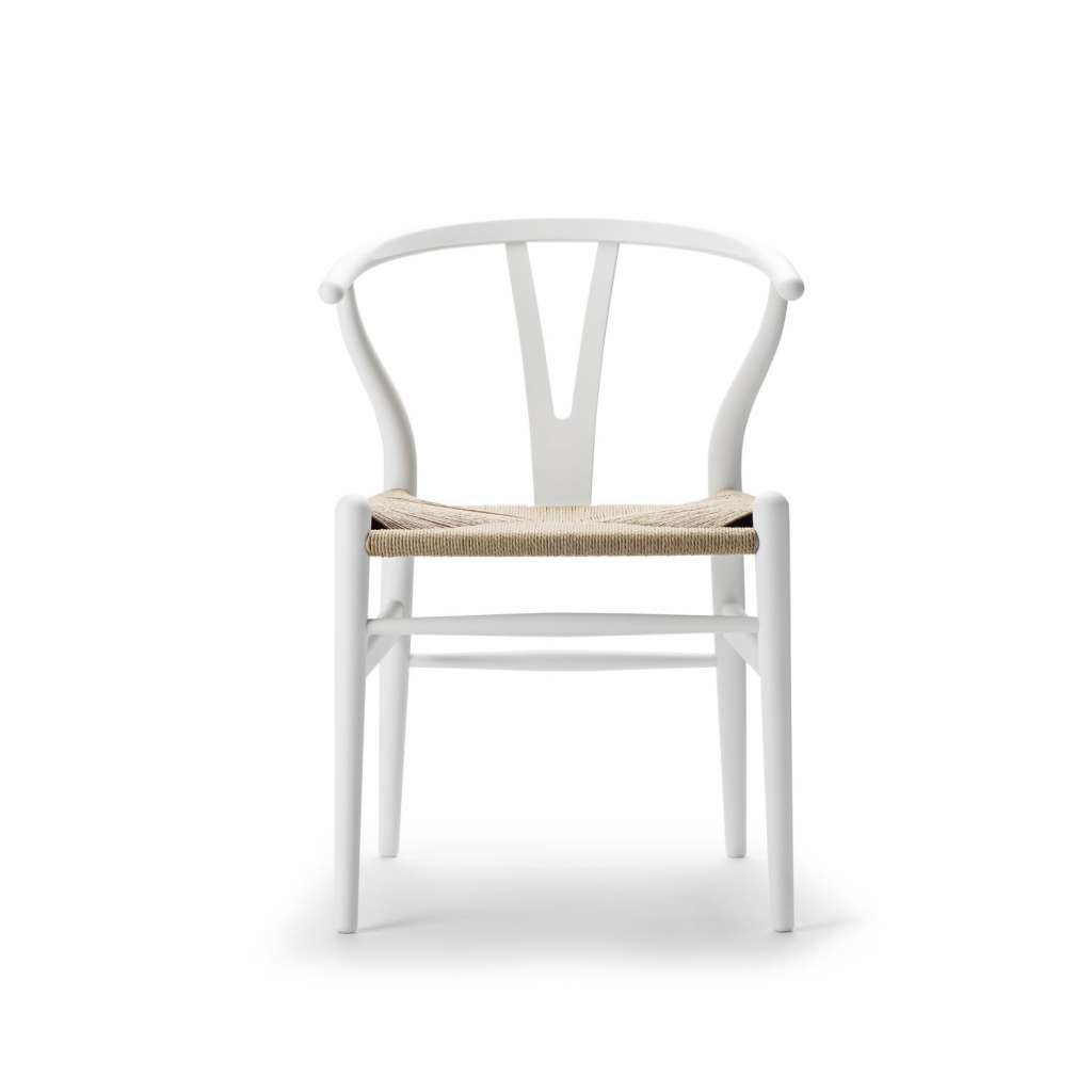 Carl Hansen - CH24 Y Wishbone Stuhl Special Edition Soft - soft white - indoor