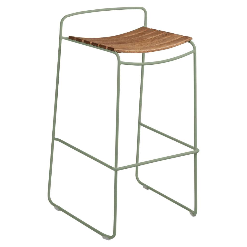 Fermob - SURPRISING Barhocker Teak - 82 Kaktus - outdoor