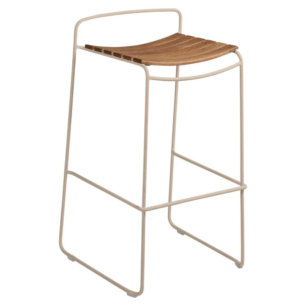 Fermob - SURPRISING Barhocker Teak - 14 Muskat - outdoor