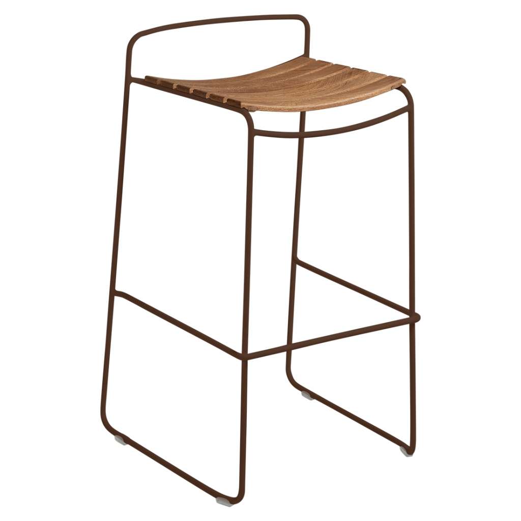 Fermob - SURPRISING Barhocker Teak - 09 Rost - outdoor