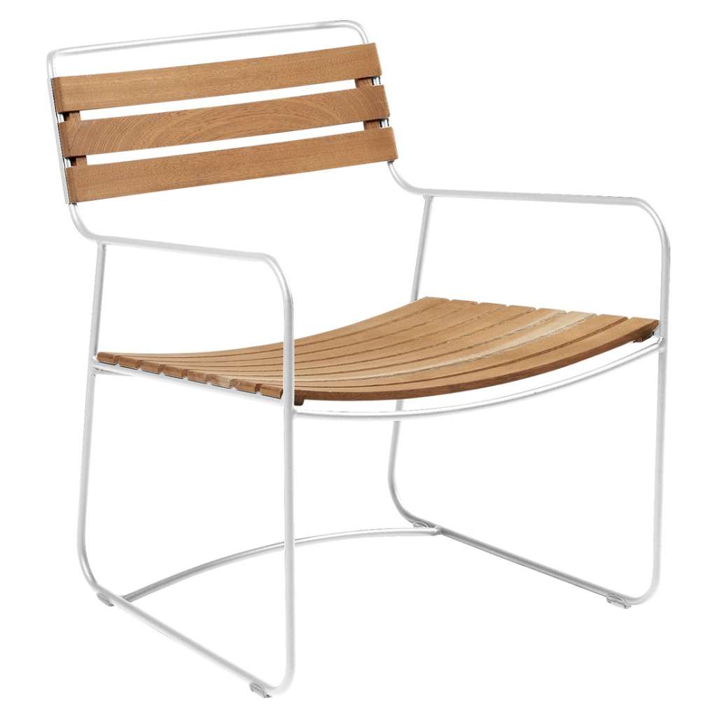 Fermob - SURPRISING Sessel Teak - 01 Baumwollweiss - outdoor
