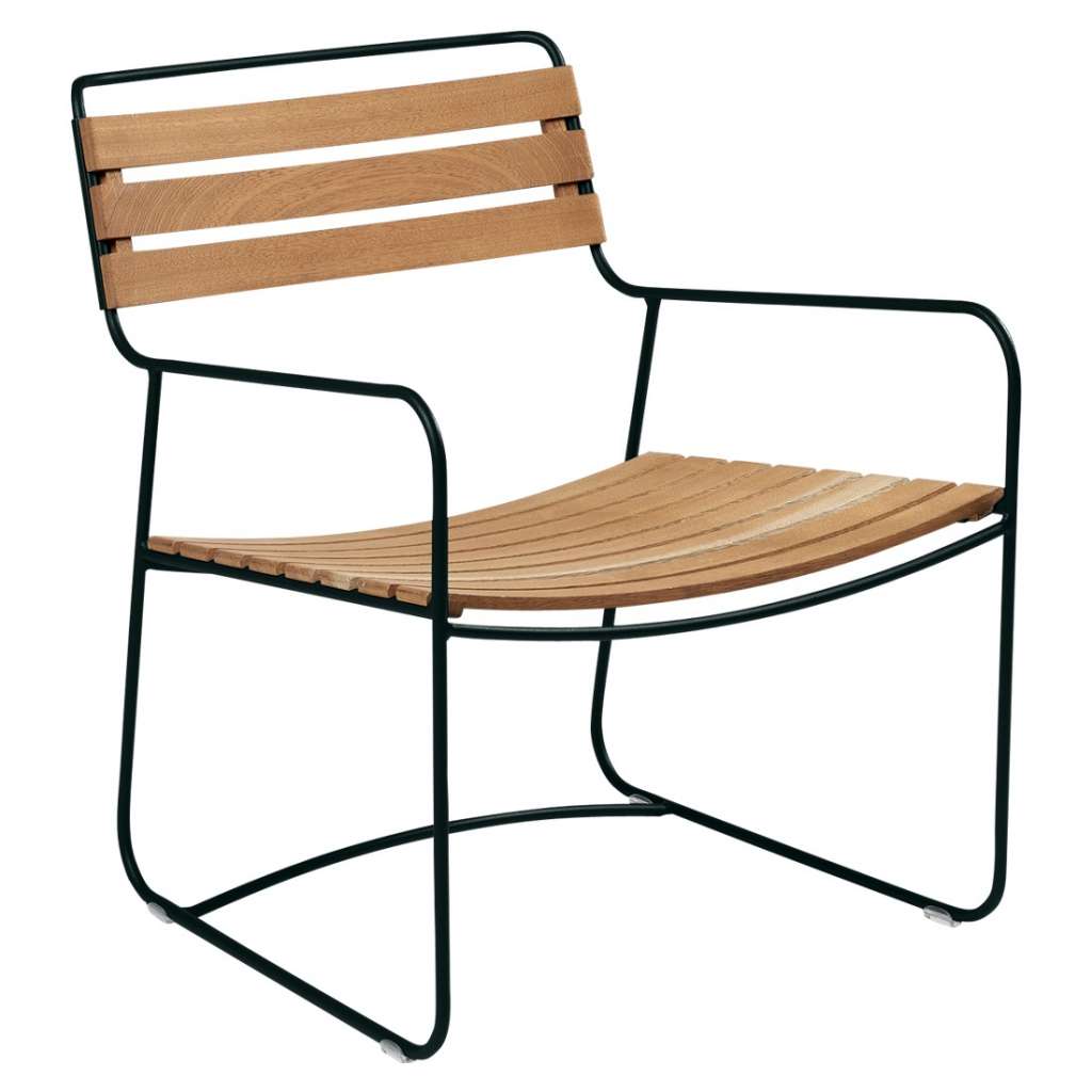 Fermob - SURPRISING Sessel Teak - 42 Lakritze - outdoor