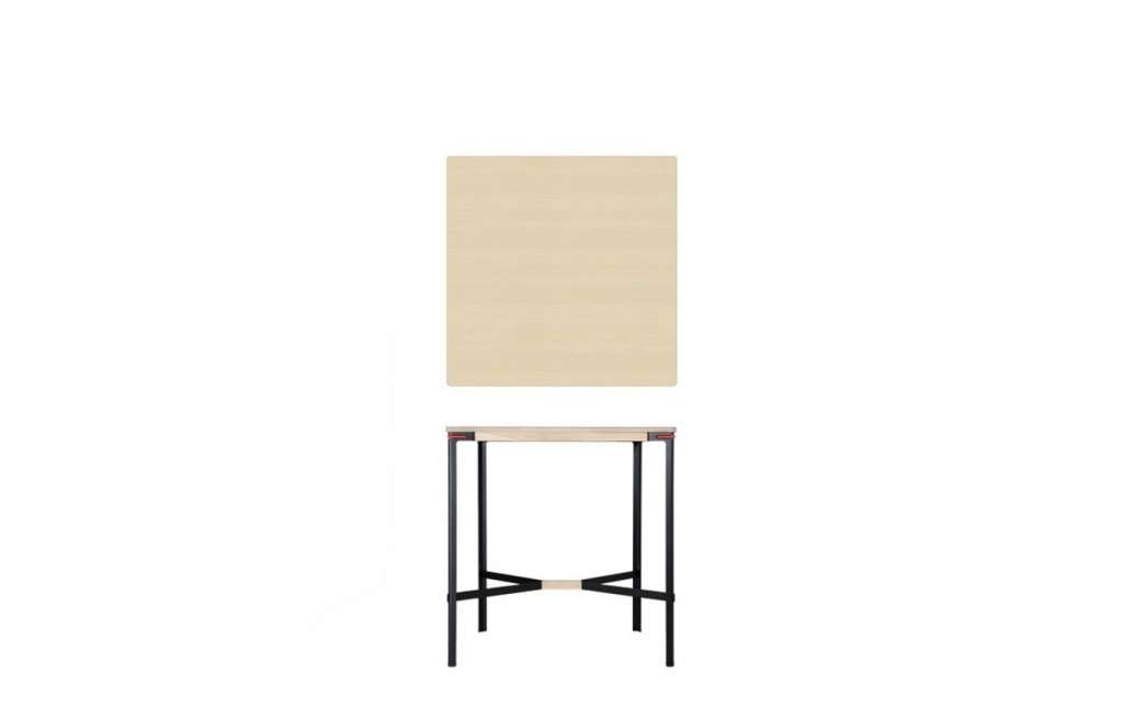 Moormann - Seiltänzer Stehtisch - Esche Furnier weiß geölt - indoor