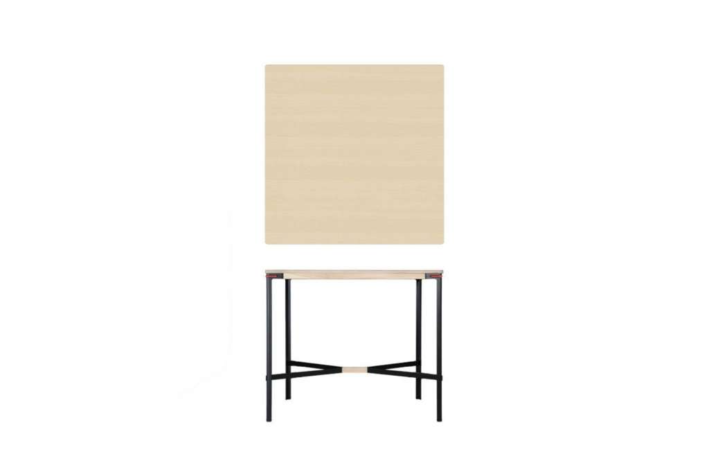 Moormann - Seiltänzer Stehtisch - Esche Furnier weiß geölt - indoor