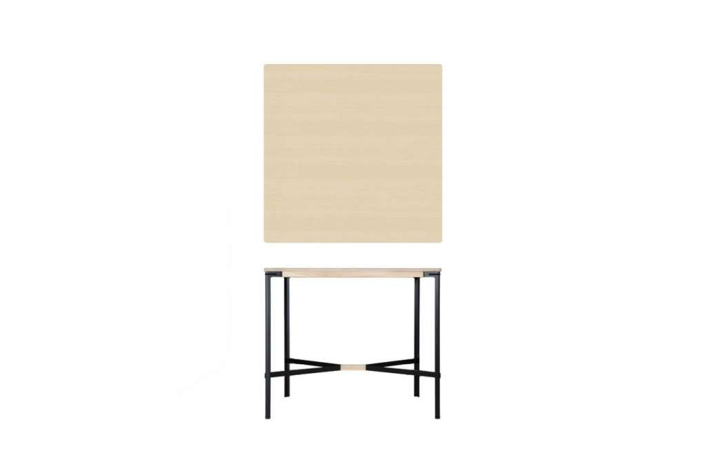 Moormann - Seiltänzer Stehtisch - Esche Furnier weiß geölt - indoor