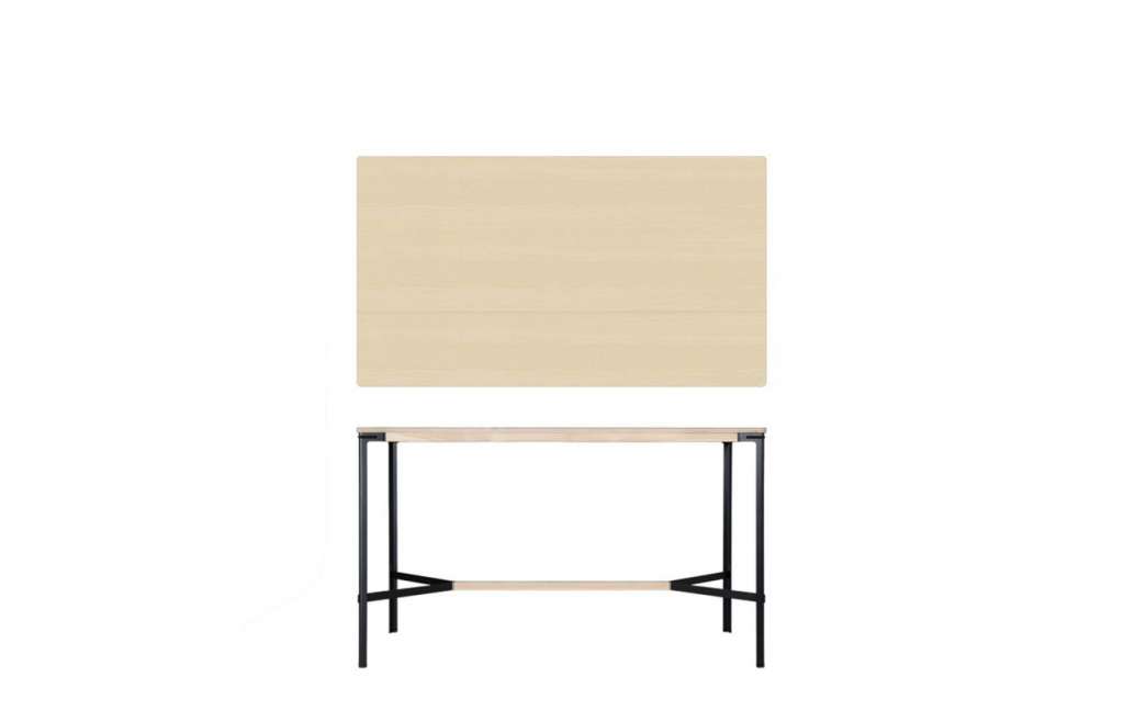 Moormann - Seiltänzer Stehtisch - Esche Furnier weiß geölt - indoor
