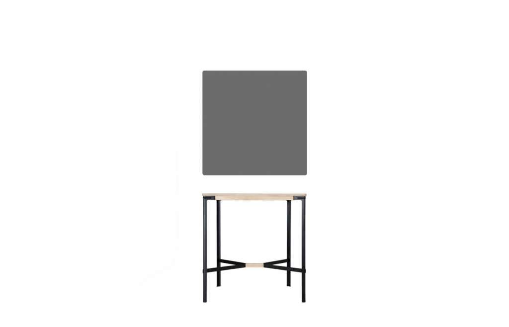 Moormann - Seiltänzer Stehtisch - Laminat dunkelgrau seidenmatt - indoor