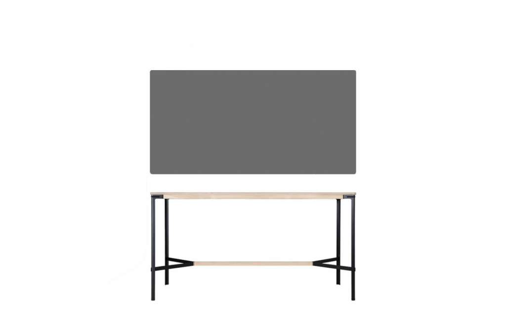 Moormann - Seiltänzer Stehtisch - Laminat dunkelgrau seidenmatt - indoor
