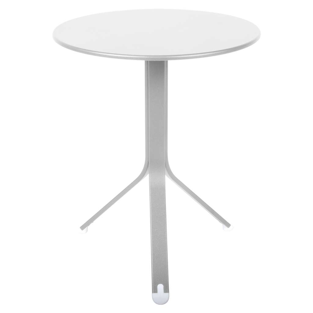 Fermob - Rest´O Tisch rund - 38 Metallgrau satiniert - outdoor