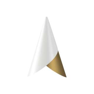 UMAGE - Cornet Leuchtenschirm - white/brass - indoor