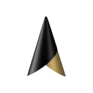 UMAGE - Cornet Leuchtenschirm - black/brass - indoor
