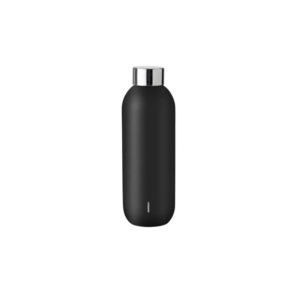 Stelton - Keep Cool Trinkflasche - schwarz - indoor