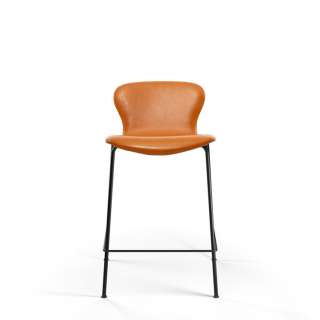 bruunmunch - Playchair LowBack Barhocker - cognac - 65 cm - indoor