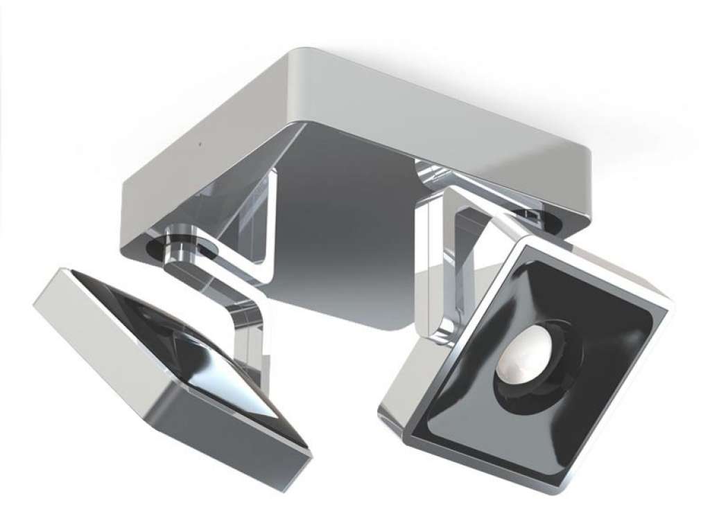 Tobias Grau - Studio Duo Deckenstrahler - alu/black - indoor