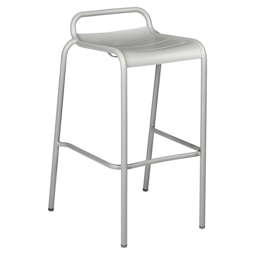 Fermob - LUXEMBOURG Barhocker - 38 Metallgrau - outdoor