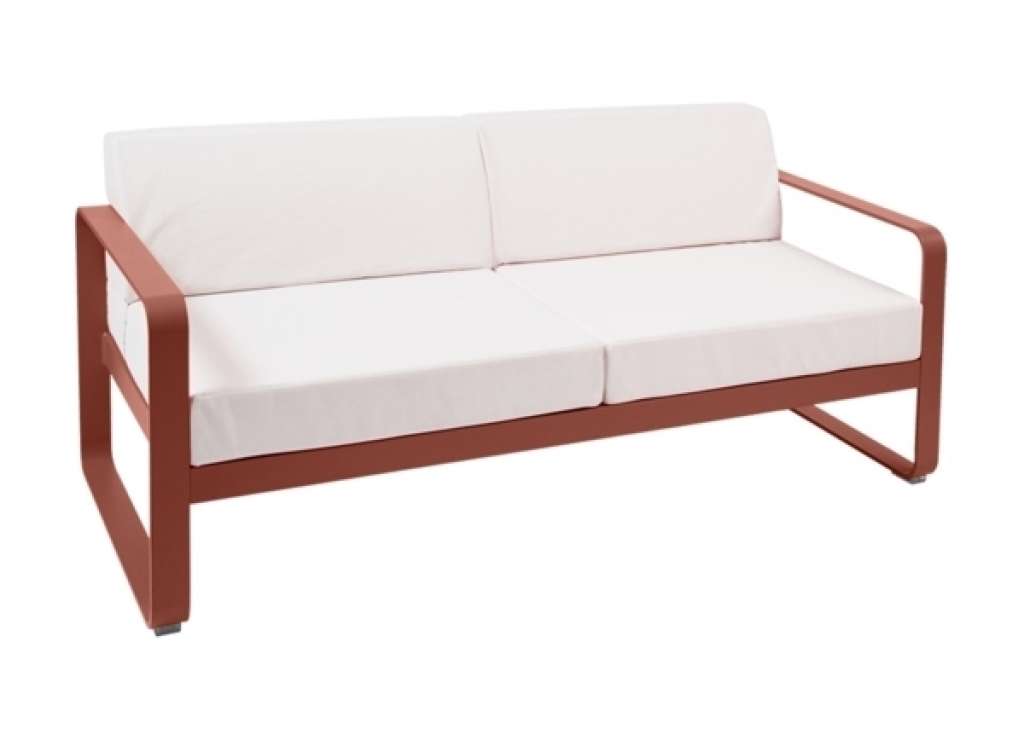 Fermob - BELLEVIE 2-Sitzer  Sofa - 20 Ockerrot - outdoor